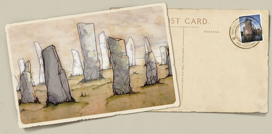 Monster Postcard
