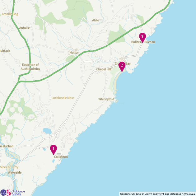 Aberdeen Coastal Path Map Aberdeenshire Coastal Trail | Visitscotland